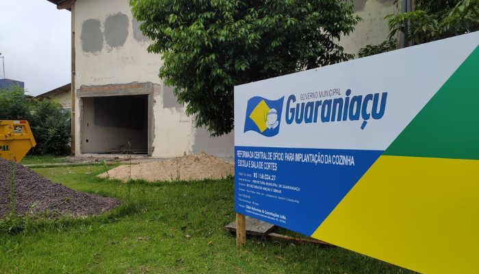 Guaraniaçu - Cozinha Escola e Sala de Cortes, mais um projeto inovador que sai do papel e está em andamento no município